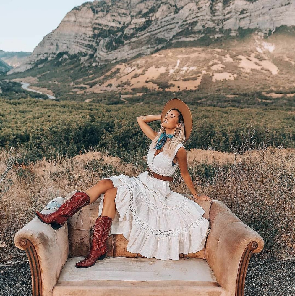 Spell designs Doe Eyed Midi dress cream XS gypsy